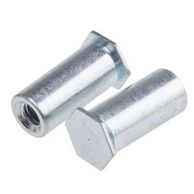 RS PRO Stainless Steel Zinc Plated Self-Clinching Standoff M3 1mm Thickness 12mm Head Width 827-489