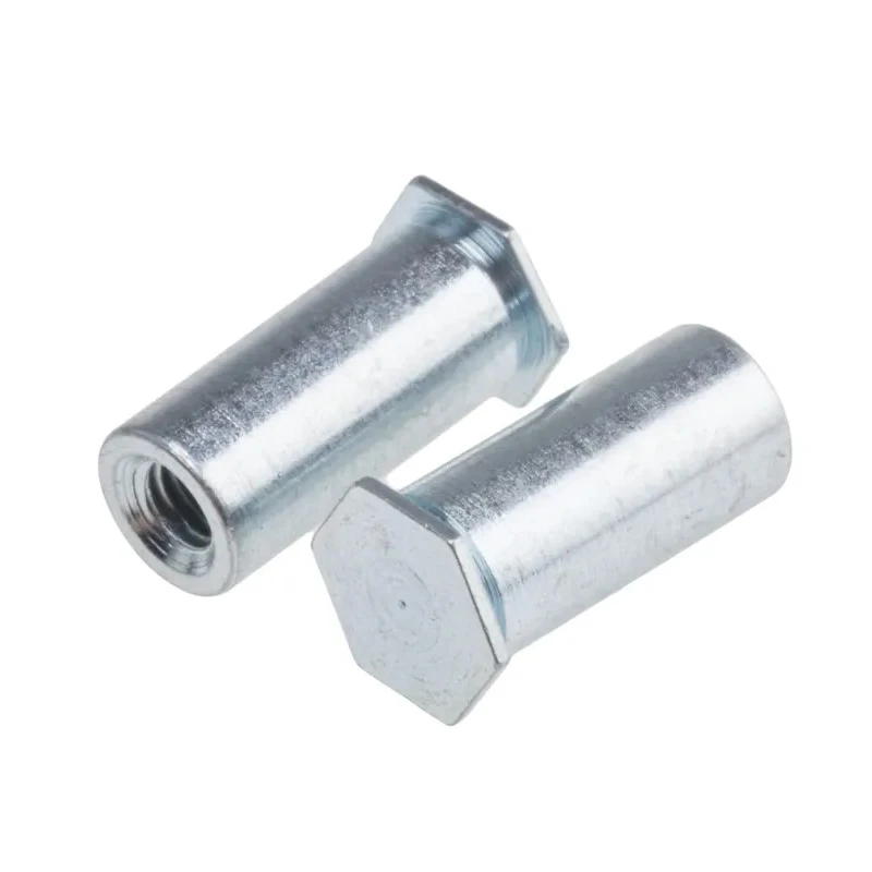 RS PRO Stainless Steel Zinc Plated Self-Clinching Standoff M3 1mm Thickness 12mm Head Width 827-489