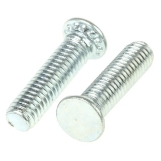 RS PRO Steel Passivated Zinc Plated Self-Clinching Stud M3 Thread Size, Length 12 mm 827-350