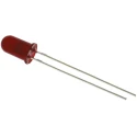 Broadcom 1.8 V Red 5 mm (T-1 3/4) Through Hole LED HLMP-D101