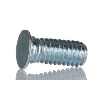 RS PRO Steel Passivated Zinc Plated Self-Clinching Stud M4 Thread Size, 5.9mm Head Diameter, 8mm Length 827-366