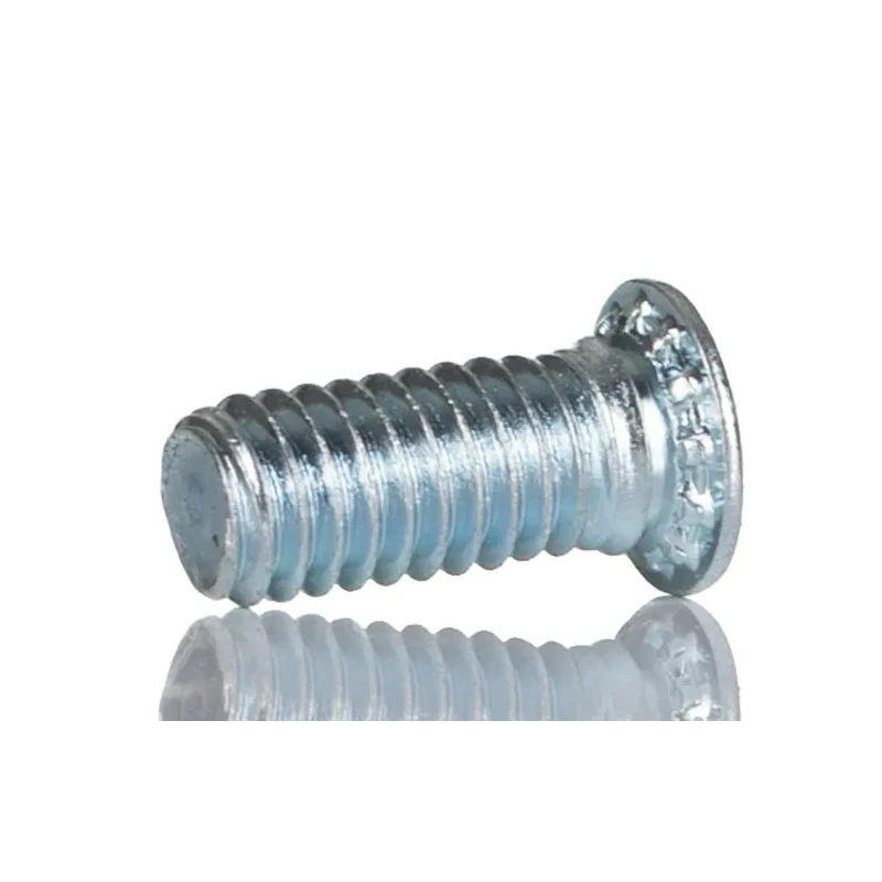 RS PRO Steel Passivated Zinc Plated Self-Clinching Stud M4 Thread Size, 5.9mm Head Diameter, 8mm Length 827-366