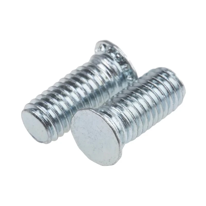 RS PRO Steel Passivated Zinc Plated Self-Clinching Stud M5 x 12mm 6.5mm Head Diameter 827-394