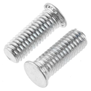 RS PRO Steel Passivated Zinc Plated Self-Clinching Stud M5 x 14 mm 6.5 mm Head Diameter 827-401