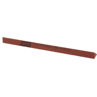 Norton Fine Triangular Sharpening Stone 102 mm Length x 6 mm Width Aluminium Oxide Abrasive 61463686230