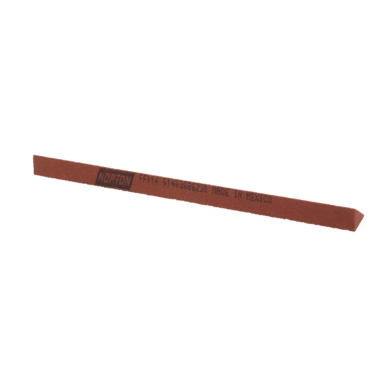 Norton Fine Triangular Sharpening Stone 102 mm Length x 6 mm Width Aluminium Oxide Abrasive 61463686230