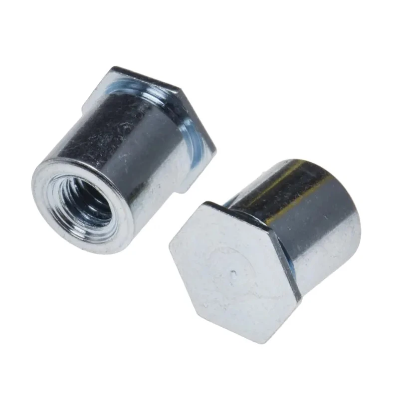 RS PRO Stainless Steel Zinc Plated Self-Clinching Standoff M4, 7.1mm Diameter, Zinc Plated Finish 827-495