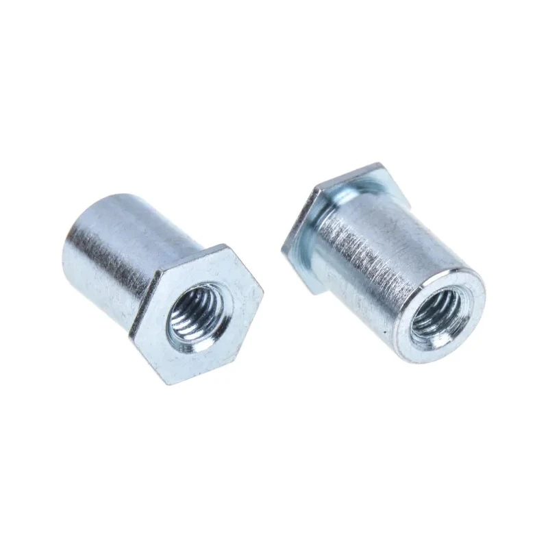 RS PRO Stainless Steel Passivated Zinc Plated Self-Clinching Standoff M3 827-530