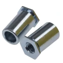 RS PRO Stainless Steel Zinc Plated Self-Clinching Standoff M3 Thread 5.4mm Diameter 10mm Depth 827-546