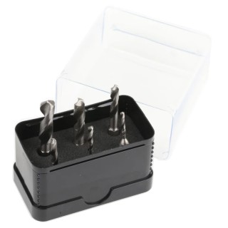 RS PRO 6-Piece High Speed Steel Twist Drill Bit Set for Metal, 3 mm to 10 mm Sizes 828-123