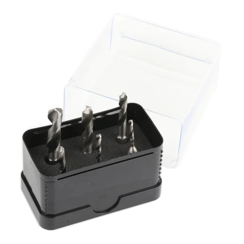 RS PRO 6-Piece High Speed Steel Twist Drill Bit Set for Metal, 3 mm to 10 mm Sizes 828-123