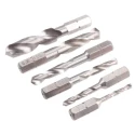 RS PRO 6-Piece High Speed Steel Twist Drill Bit Set for Metal, 3 mm to 10 mm Sizes 828-123