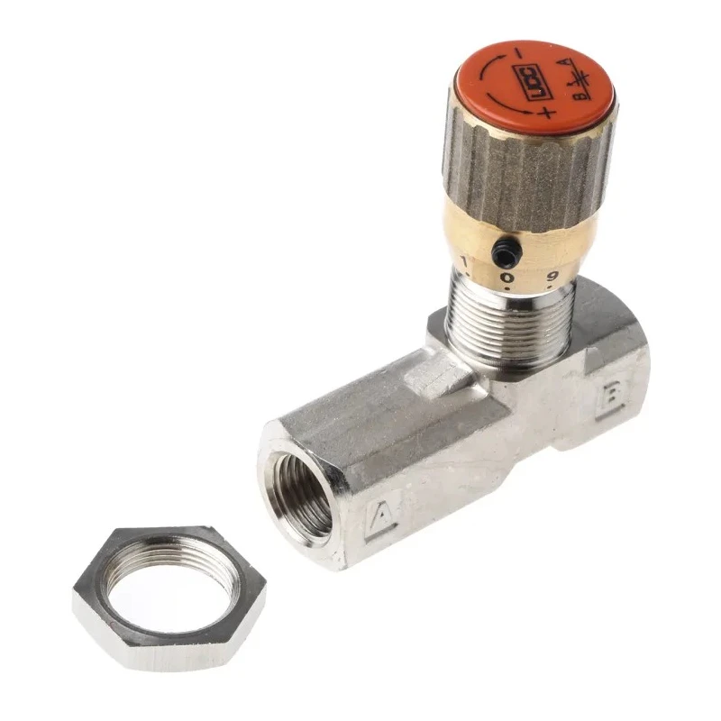 Parker In Line Mount Mounting Hydraulic Flow Control Valve G 1/4 in, 210 bar, 3 L/min 2000-VALVE