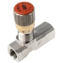 Parker In Line Mount Mounting Hydraulic Flow Control Valve G 1/4 in, 210 bar, 3 L/min 2000-VALVE