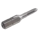 RS PRO Threading Tap M4 Thread, Metric Standard, Hexagon Drive Tap, HSS, Made in Germany 828-145