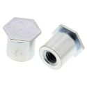RS PRO Stainless Steel Zinc Plated Self-Clinching Standoff M3 UK 827-451