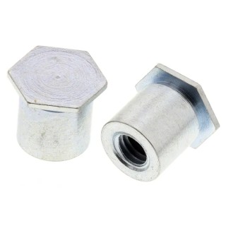 RS PRO Stainless Steel Zinc Plated Self-Clinching Standoff M3 UK 827-451