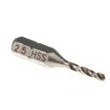 RS PRO High Speed Steel Drill Bit 2.5 mm Hex Shank 6.3 mm Helical 2 Flutes Germany 828-195