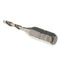 RS PRO High Speed Steel Drill Bit 2.5 mm Hex Shank 6.3 mm Helical 2 Flutes Germany 828-195