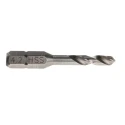 RS PRO High-Speed Steel (HSS) Drill Bit 4.2 mm, Hex Shank 6.4 mm, 2-Flute Helical Design 828-218