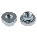 RS PRO Passivated Zinc Plated Steel Metric Clinch Nut M3 x 3 Thread 4.75mm Fixing Hole Diameter 827-619