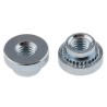 RS PRO Passivated Zinc Plated Steel Metric Clinch Nut M3 x 3 Thread 4.75mm Fixing Hole Diameter 827-619