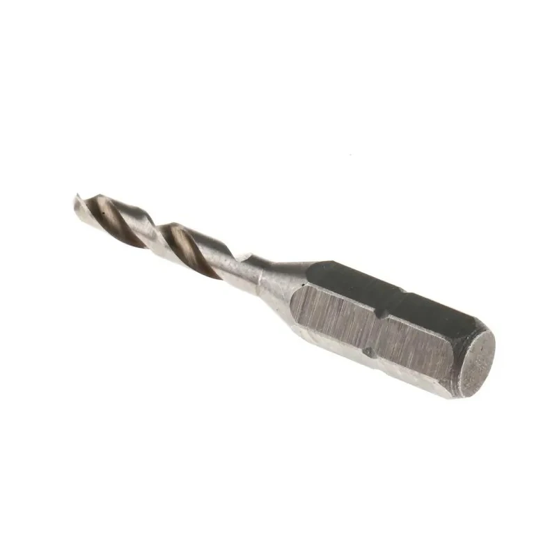 RS PRO High-Speed Steel Drill Bit 3.3 mm Hex Shank Blue Stream Tempered 50mm Drilling Length 828-202
