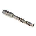 RS PRO Drill Bit HSS 5 mm, Hex Shank 6.3 mm, 2 Flute Helical 828-224