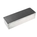 RS PRO Grey Grey Lid Die Cast Aluminium Enclosure IP65 61 mm x 252 mm x 87 mm IP65