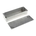 RS PRO Grey Grey Lid Die Cast Aluminium Enclosure IP65 61 mm x 252 mm x 87 mm IP65