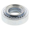 RS PRO Passivated Zinc Plated Steel Metric Clinch Nut M5 x 1 Thread 6.35mm Fixing Hole Diameter 8.7mm Outside 827-653