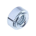 RS PRO Passivated Zinc Plated Steel Metric Clinch Nut M6 x 1 Thread 827-675