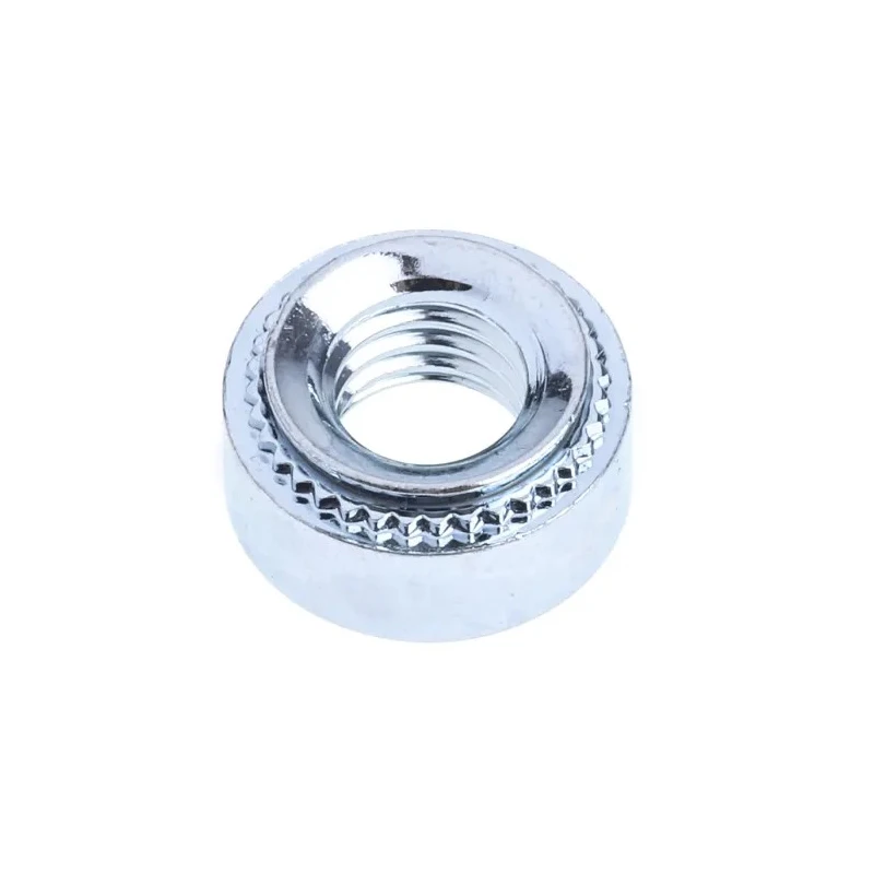 RS PRO Passivated Zinc Plated Steel Metric Clinch Nut M6 x 1 Thread 827-675