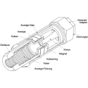 Parker FDHB500UK Series Flow Meter 2 to 20 L/min, 1-1/4 in, 1/4 in, 1/2 in, 3/4 in BSP FDHB500UK