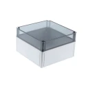 Spelsberg TK PS Series Grey Transparent Lid Polystyrene Enclosure IP66 IK07 111 mm x 182 mm x 180 mm 