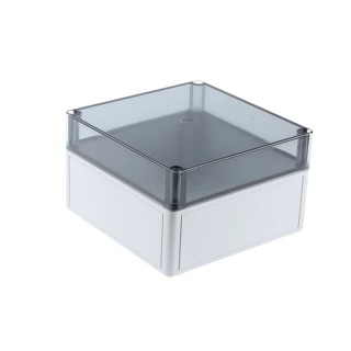 Spelsberg TK PS Series Grey Transparent Lid Polystyrene Enclosure IP66 IK07 111 mm x 182 mm x 180 mm 
