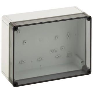 Spelsberg TK PS Series Grey Transparent Lid Polystyrene Enclosure IP66 IK07 111 mm x 254 mm x 180 mm 