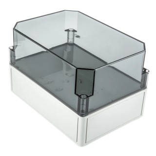 Spelsberg TK PS Series Grey Transparent Lid Polystyrene Enclosure IP66 IK07 165 mm x 254 mm x 180 mm IP66