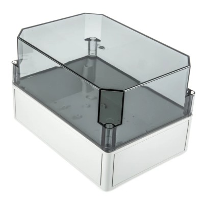 Spelsberg TK PS Series Grey Transparent Lid Polystyrene Enclosure IP66 IK07 165 mm x 254 mm x 180 mm IP66