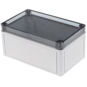 Spelsberg TK PC Series Grey Transparent Lid Polycarbonate Enclosure, IP66, IK08, 90 mm x 180 mm x 110 mm IP66