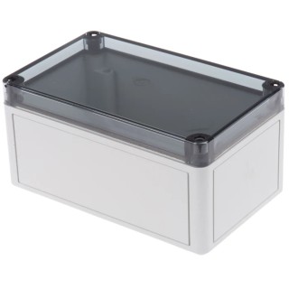 Spelsberg TK PC Series Grey Transparent Lid Polycarbonate Enclosure, IP66, IK08, 90 mm x 180 mm x 110 mm IP66