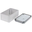 Spelsberg TK PC Series Grey Transparent Lid Polycarbonate Enclosure, IP66, IK08, 90 mm x 180 mm x 110 mm IP66