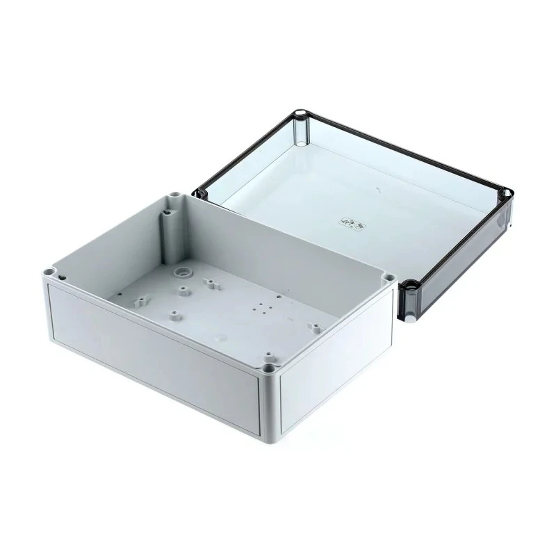 Spelsberg TK PC Series Grey Transparent Lid Polycarbonate Electrical Enclosure IP66 IK08 111mm x 254mm x 180mm IP66