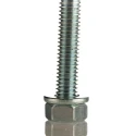 RS PRO Steel U-Bolt 34 mm Inside Width, 30 mm Thread Length, Bright Zinc Finish 829-930