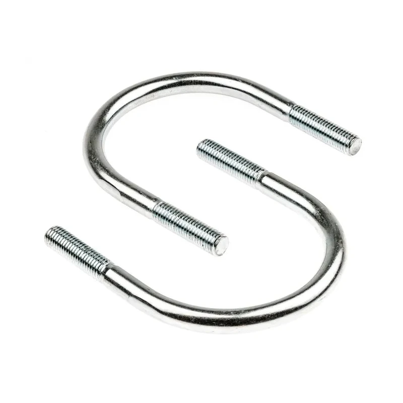 RS PRO Steel Bright Zinc Plated U-Bolt 90 mm Inside Width 40 mm Thread Length 829-980