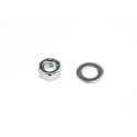 RS PRO Steel Bright Zinc Plated U-Bolt 90 mm Inside Width 40 mm Thread Length 829-980