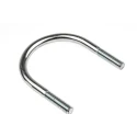 RS PRO Steel Bright Zinc Plated U-Bolt 90 mm Inside Width 40 mm Thread Length 829-980