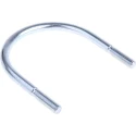 RS PRO Steel U-Bolt 114 mm Inside Width, 40 mm Thread Length, Bright Zinc Finish 829-996