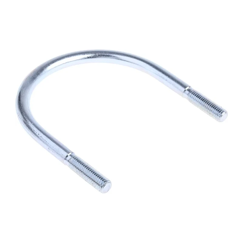 RS PRO Steel U-Bolt 114 mm Inside Width, 40 mm Thread Length, Bright Zinc Finish 829-996