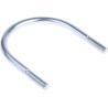 RS PRO Steel U-Bolt 114 mm Inside Width, 40 mm Thread Length, Bright Zinc Finish 829-996
